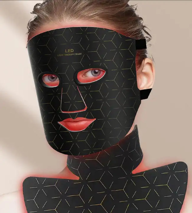 Red Photon Therapy Flexible Silicone LED Face Mask