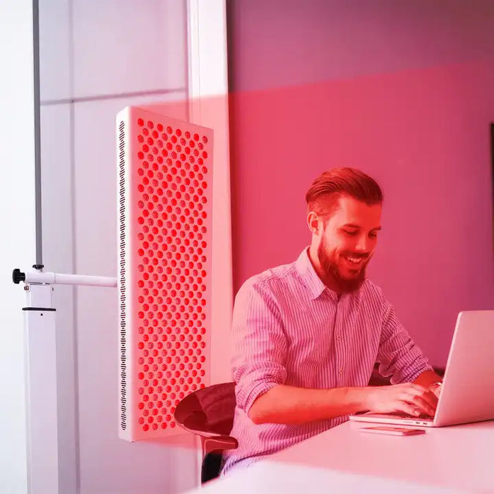 Adjustable Height Mobile Red Light Therapy Panel